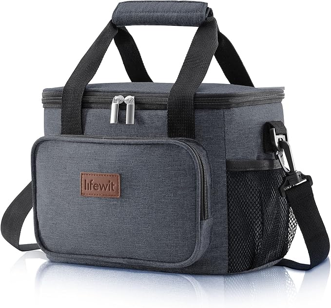 Lifewit Medium Lunch Bag Insulated Lunch Box Soft Cooler Cooling Tote by Lifewit