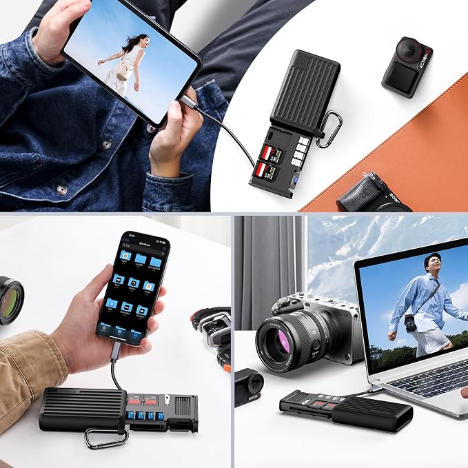 ULANZI MCR-01 High-Speed SD Card Reader Case, USB 3.2 CFexpress A Card Reader - Image 3