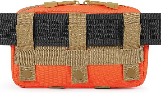 Tactical Molle Admin Pouch Utility Laser Cut EDC Tool Pouch Bag Horizontal - Image 2