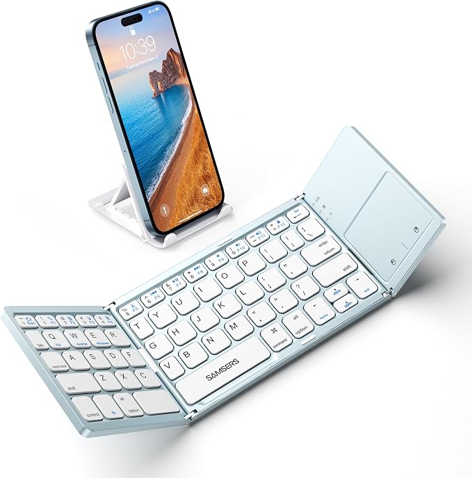Samsers Foldable Bluetooth Keyboard by HOME
