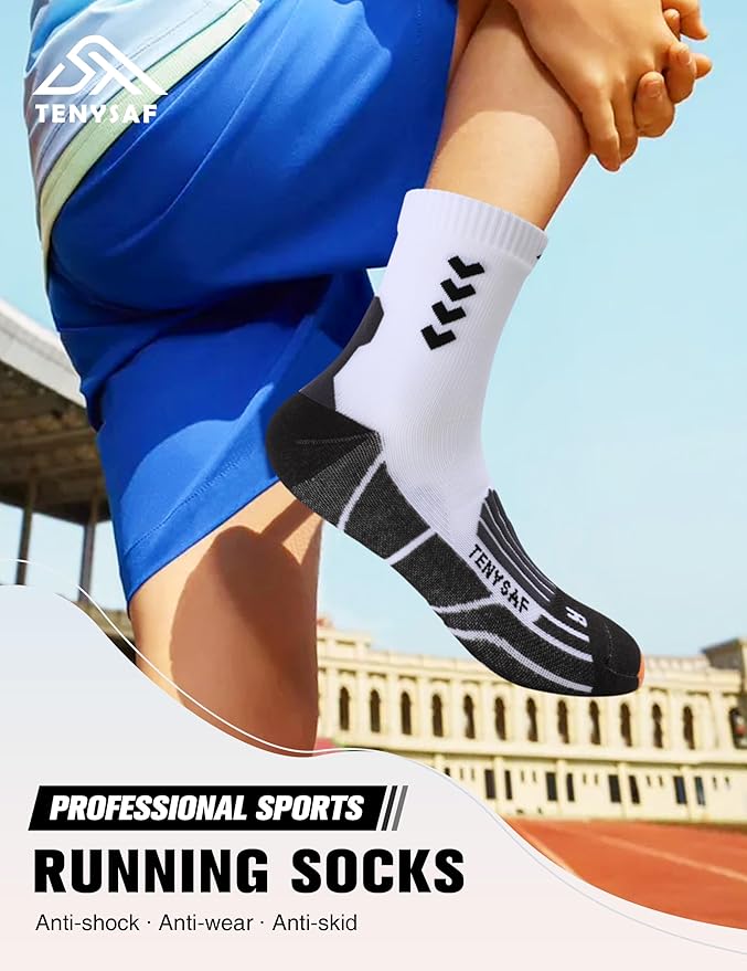 Compression Crew Running Socks: Athletic Socks - Image 2