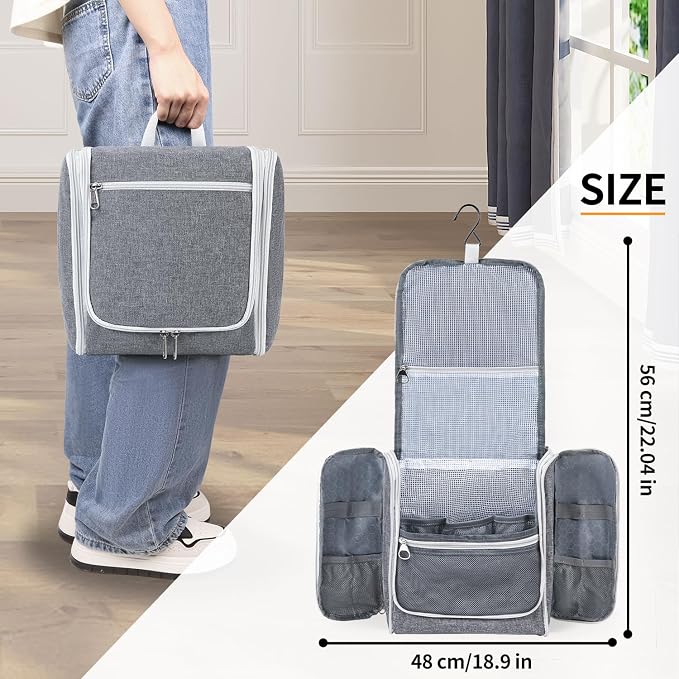 Della Gao Travel Hanging Toiletry Bag - Image 3