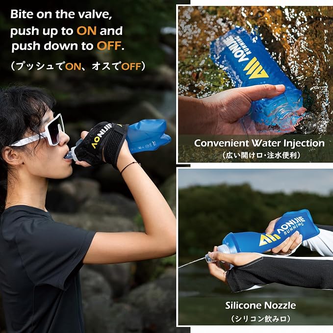 TRIWONDER Running Handheld Water Bottle 17.6oz BPA-Free Hydration Bottle - Image 3