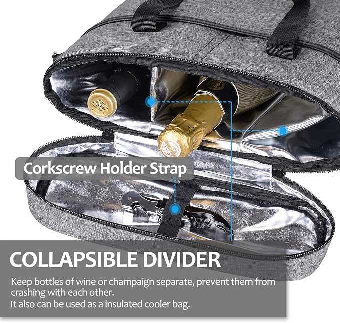 Tirrinia Insulated Wine Gift carrier - Image 2