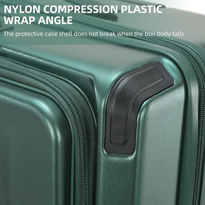 Carry On Luggage, 20Inch & 29 Inch Top Opening Airline Approved ABS+PC Hard - Image 9