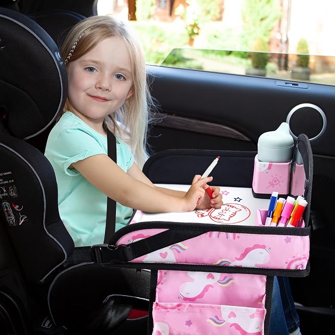 2PCS Kids Travel Tray, Car Seat Tray - Image 4