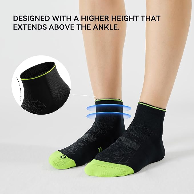 CS CELERSPORT 2/5 Pairs Ankle Compression Socks - Image 4