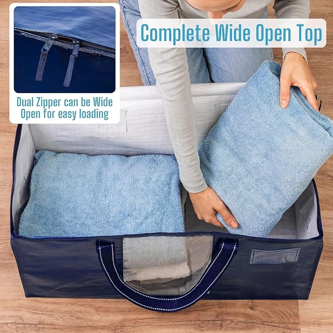 VENO 10 Pack Moving Bags, Comforter and Blanket Storage Bags - Image 2
