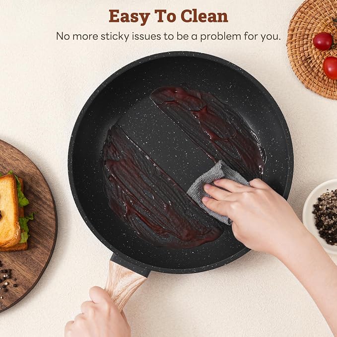 17 Pcs Pots and Pans Set Non Stick Kitchen Cookware Sets Nonstick Induction - Image 7