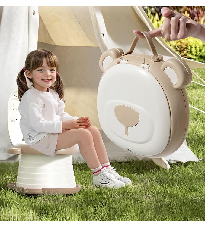 Travel Potty Seat for Toddler，Foldable Car Potty for Toddler, Portable Toilet by AKIMRABY
