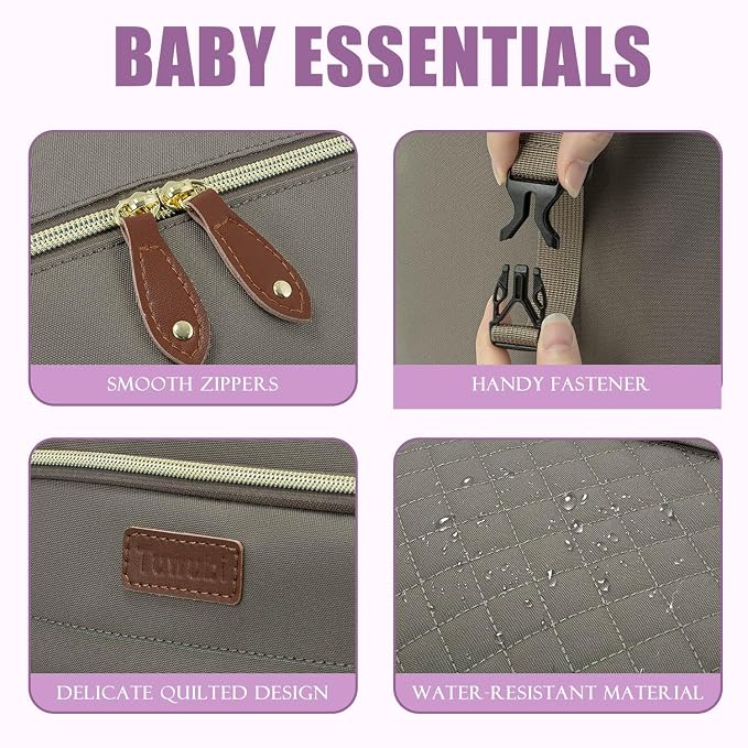 Tuwubi Diaper Bag Tote, Baby Diaper Bag - Image 3
