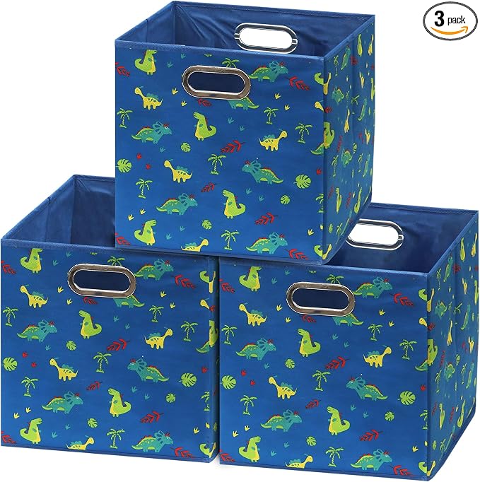 SIMPLE HOUSEWARE 13-Inch Collapsible Fabric Cube Storage Bin by SimpleHouseware