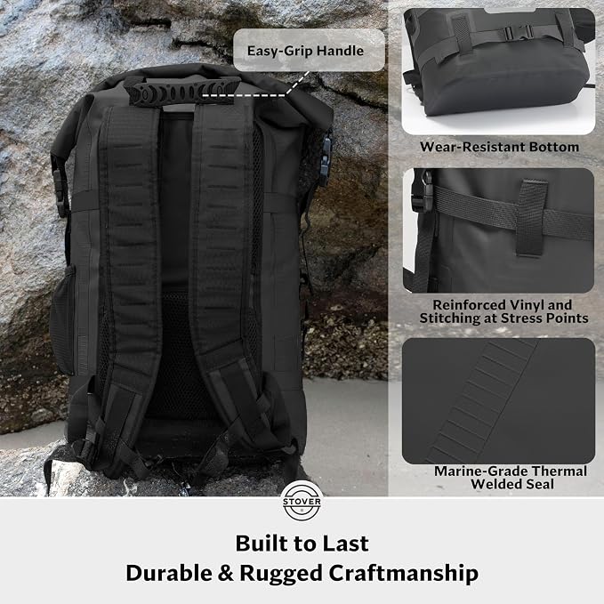 STOVER 5/10/25/30/40/55L Waterproof Backpack- Floating Dry Bag - Image 4