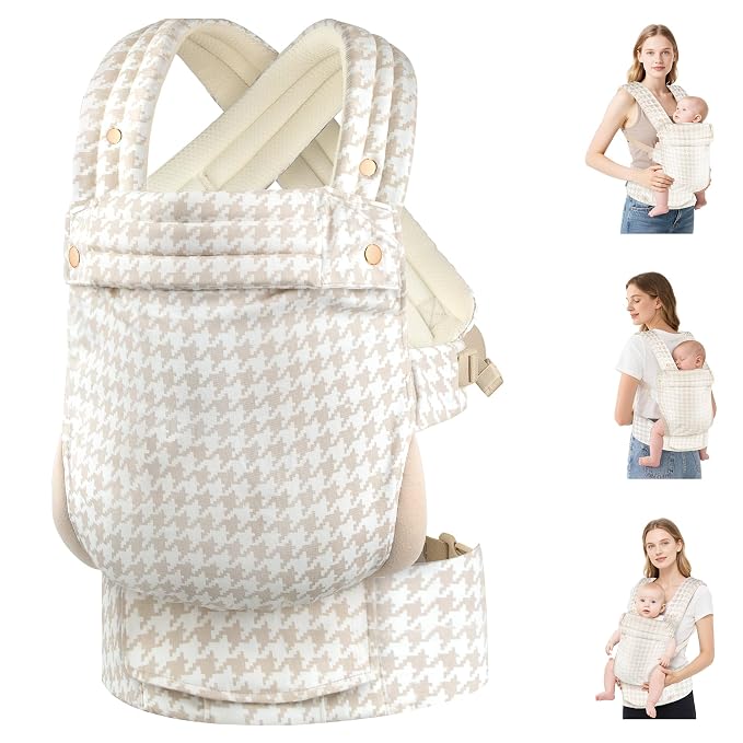 Baby Carrier Newborn to Toddler- Ergonomic, Cozy and Lightweight Infant Carrier by MOCKPOSE