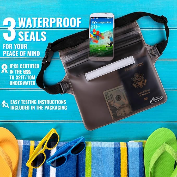 AiRunTech Waterproof Fanny Pack, Waterproof Pouch - Image 4