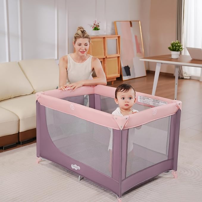 Pamo Babe Portable Crib Mattress Baby Playards - Image 4