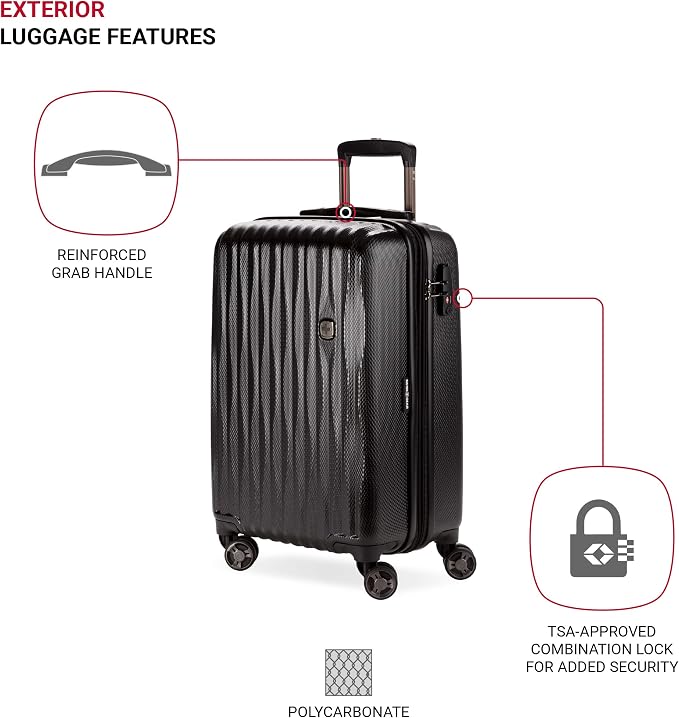 SwissGear 7272 Energie Expandable Hardside Luggage - Image 3