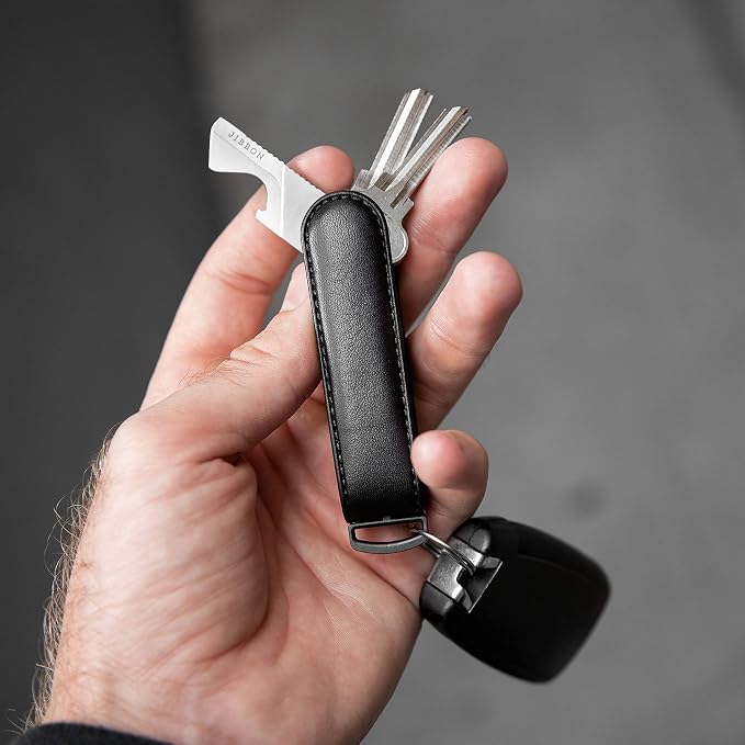 Jibbon Italian Premium Leather Key Organizer - Image 2