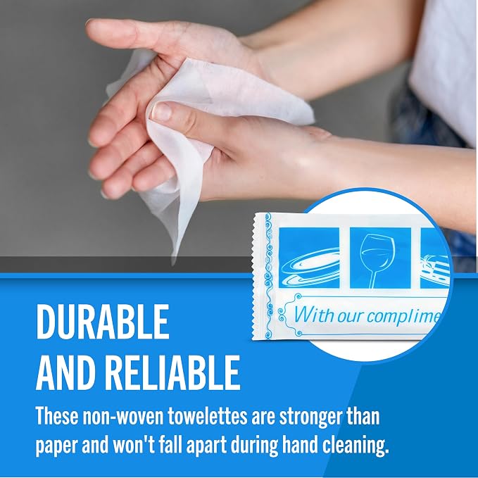 Fresh Towel Individually Wrapped Moist Towelettes - Image 3
