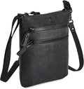 Crossbody Sling Bag for Women Small Real Leather Purse Vintage Travel Crossover by Cochoa