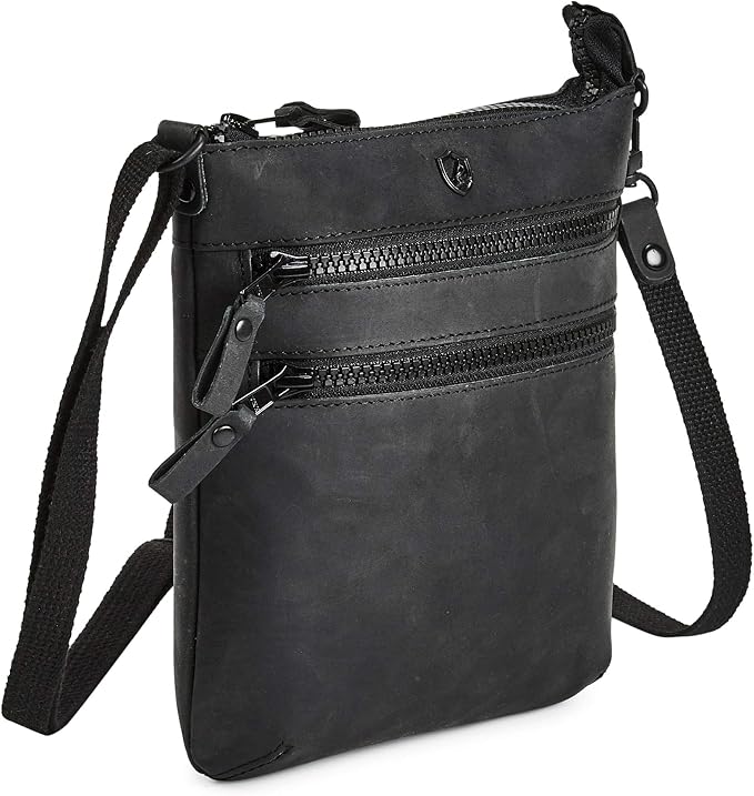 Crossbody Sling Bag for Women Small Real Leather Purse Vintage Travel Crossover by Cochoa
