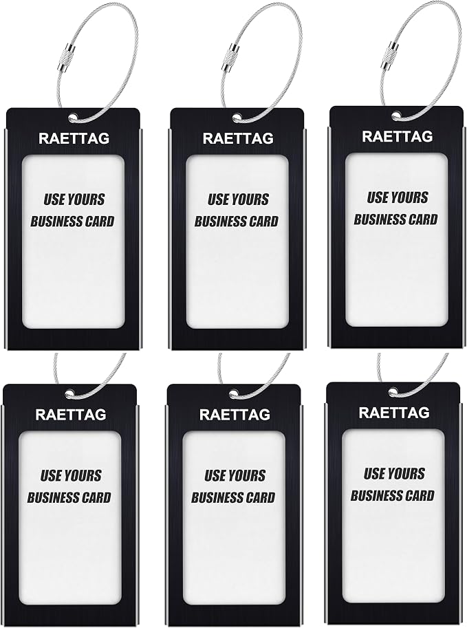 Luggage Tags Metal Suitcase Tags Travel Bag ID Identifier Luggage Tag - Image 2