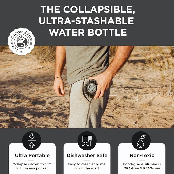 HYDAWAY 17oz Collapsible Water Bottle - Image 3