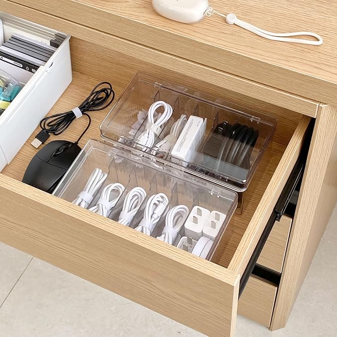 Yesesion Large Cord Organizer Box - Image 2