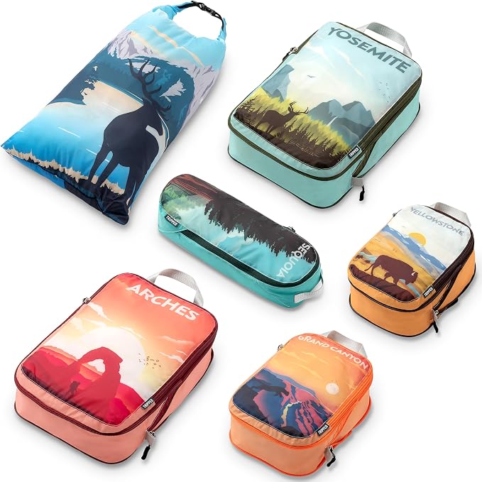 Compression Packing Cubes Set for Travel - Image 7