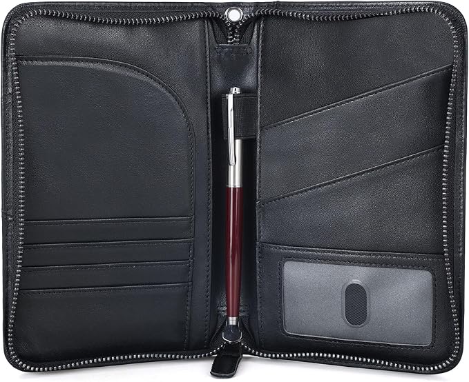 Polare Napa Leather Passport Holder by polareoriginal
