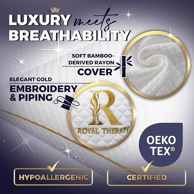 Royal Therapy King Memory Foam Pillows - Image 4