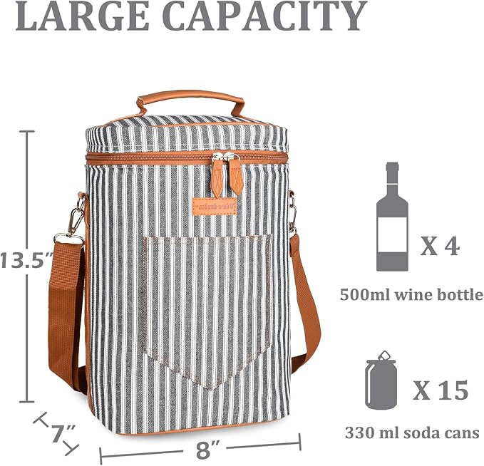 Tirrinia 4 Bottle Wine Gift carrier - Image 5