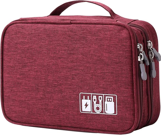 MIRLEWAIY Electronics Cable Organizer, Travel Electronic Accessories Storage by MIRLEWAIY