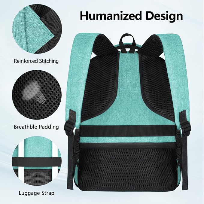 Backpck for Women Men, School backpacks for Girls Teen Boys, 15.6 inch Laptop - Image 7