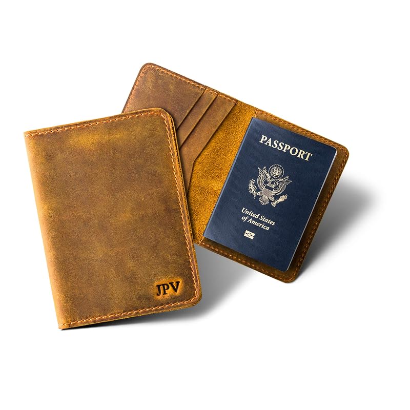 PEGAI Handcrafted Leather Passport Wallet - Image 7