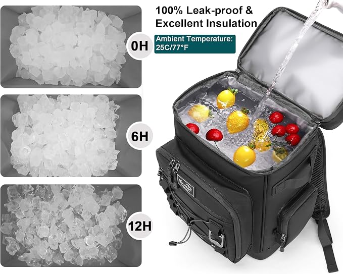 42Cans Cooler Backpack Insulated Leak Proof - Image 3