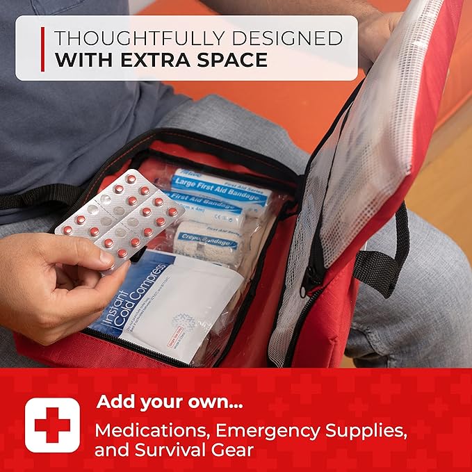 First Aid Kit – 291 Pieces of First Aid Supplies | Hospital Grade Medical - Image 7
