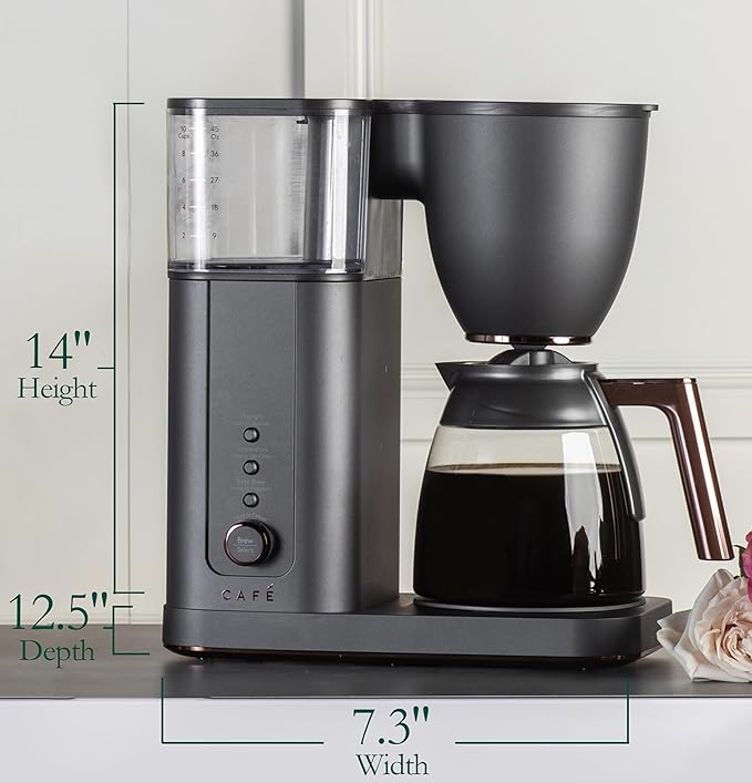 Café Specialty Drip Coffee Maker, 10-Cup Glass Carafe, WiFi Connected Smart - Image 2