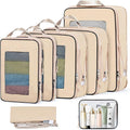 7 Set Compression Packing Cubes Packing Organizer by PFEYRPK