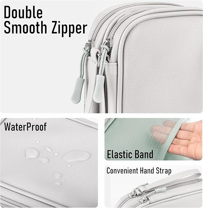 Leather Travel Electronic Organizer - Image 5