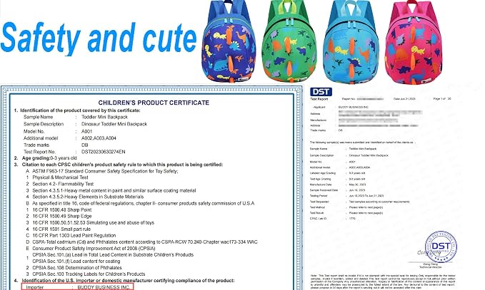 DB Dinosaur Toddler Mini Backpack - Image 6