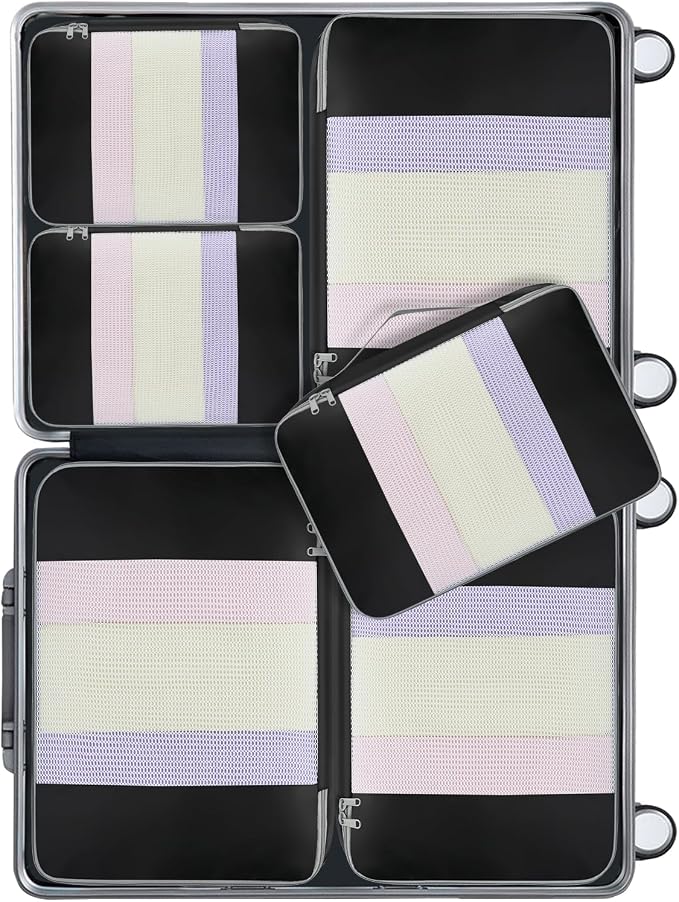 BAGAIL 6 Set/8 Set/10 Set Packing Cubes Various Sizes Packing Organizer - Image 2