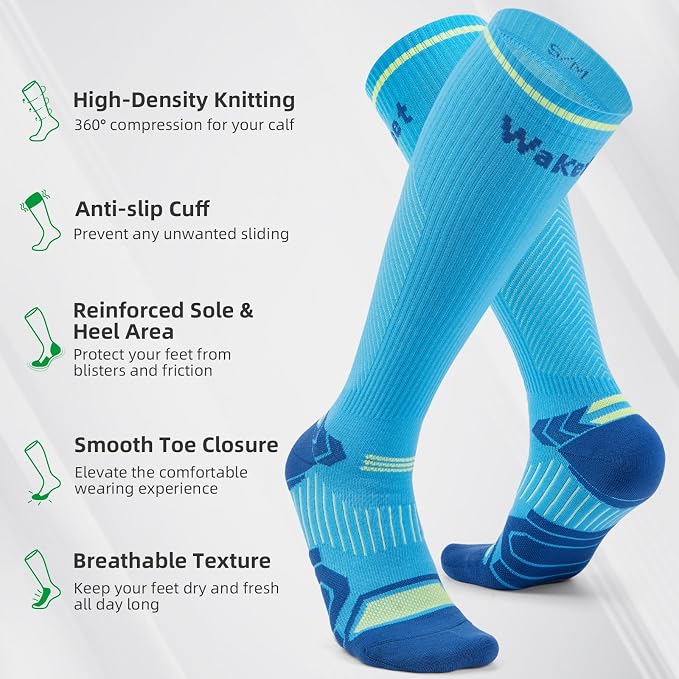 Compression Socks for Women Men 3 Pairs, Compression Stockings, Fragrance - Image 3