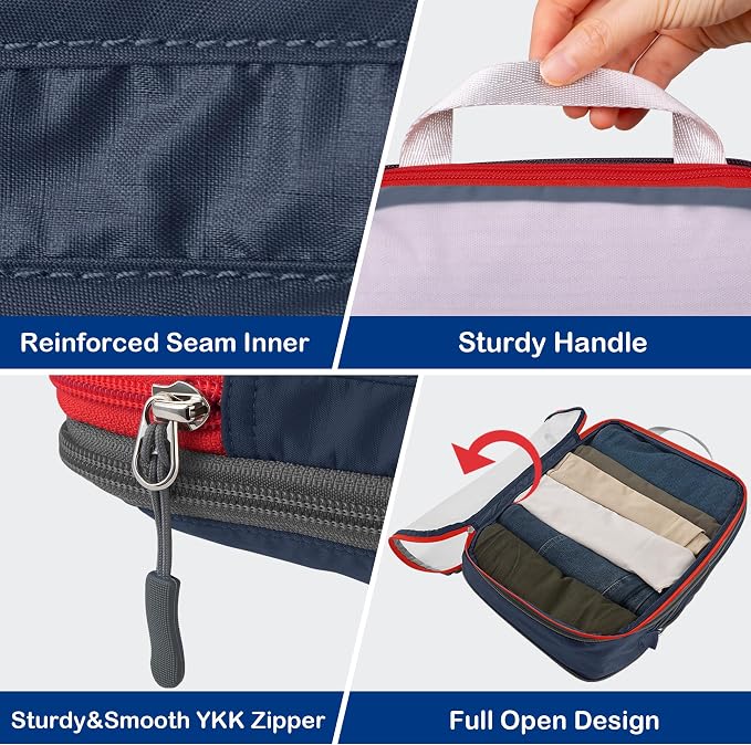 Cipway Mesh Compression Packing Cubes, Ultralight See Through Luggage Organizer - Image 6