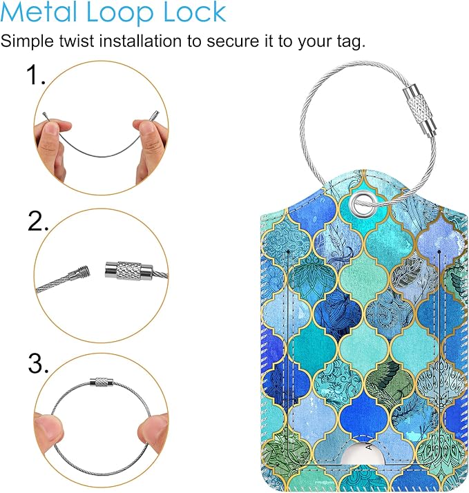 Fintie Luggage Tags, Privacy Cover ID Label - Image 2
