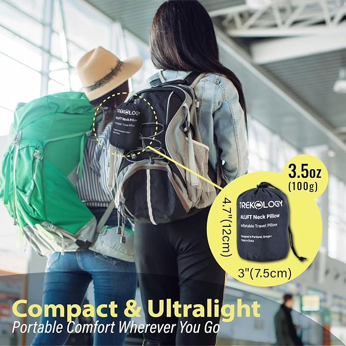 TREKOLOGY Travel Neck Pillow for Plane - Image 3