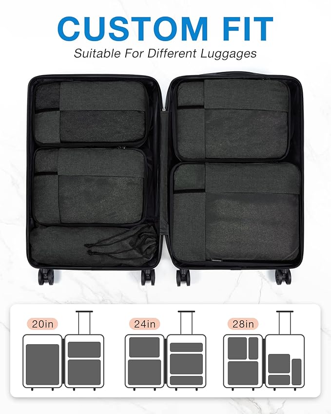 BAGSMART Compression Packing Cubes - Image 3