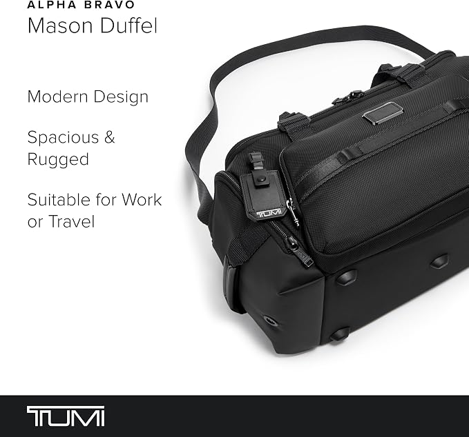 TUMI - Alpha Bravo Mason Duffel - Men's Weekender, Gym and Overnight Travel Bag - Image 2