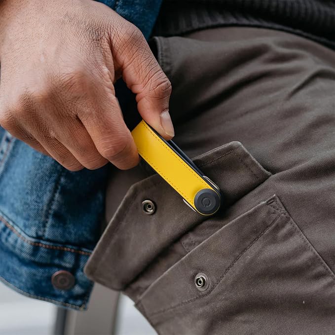 Orbitkey Key Organizer Hybrid Leather | Premium Nappa leather & TPU, Stainless - Image 8