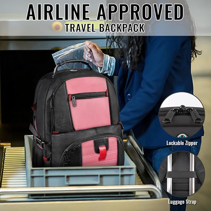 YOREPEK Travel Backpack, Extra Large 50L Laptop Backpacks - Image 5